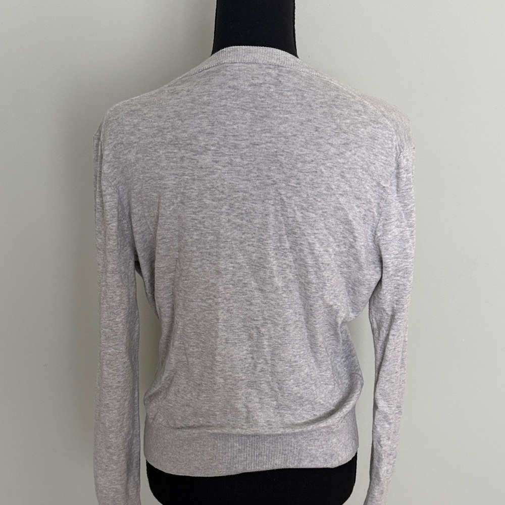 J. Crew Light Gray Women's Cardigan - Picture 2 of 3